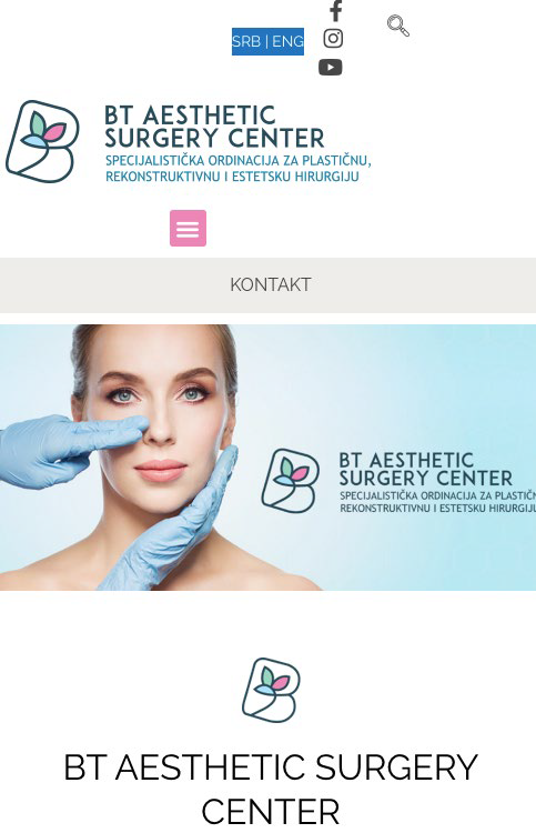 BT Surgery website before redesign