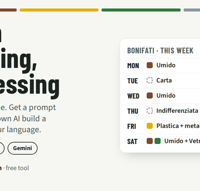 Recycling in Italy, No Guessing: A Free Prompt for Your Own AI